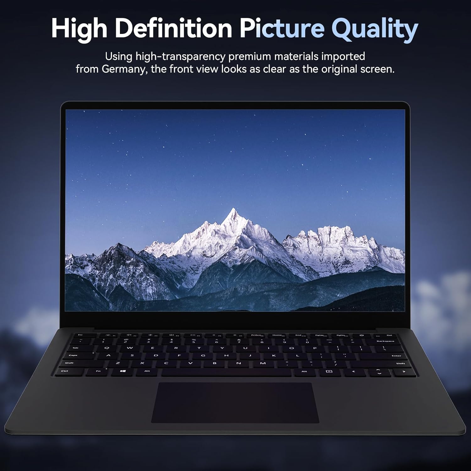 Laptop Privacy Screen Filter | Anti-Spy HD Glass 16:9 Confidential Data Guard
