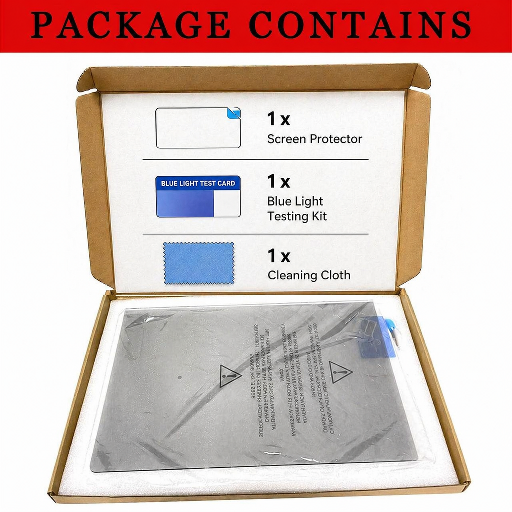 Monitor Blue Light & Anti-Glare Acrylic Screen Protector | SGS Certified