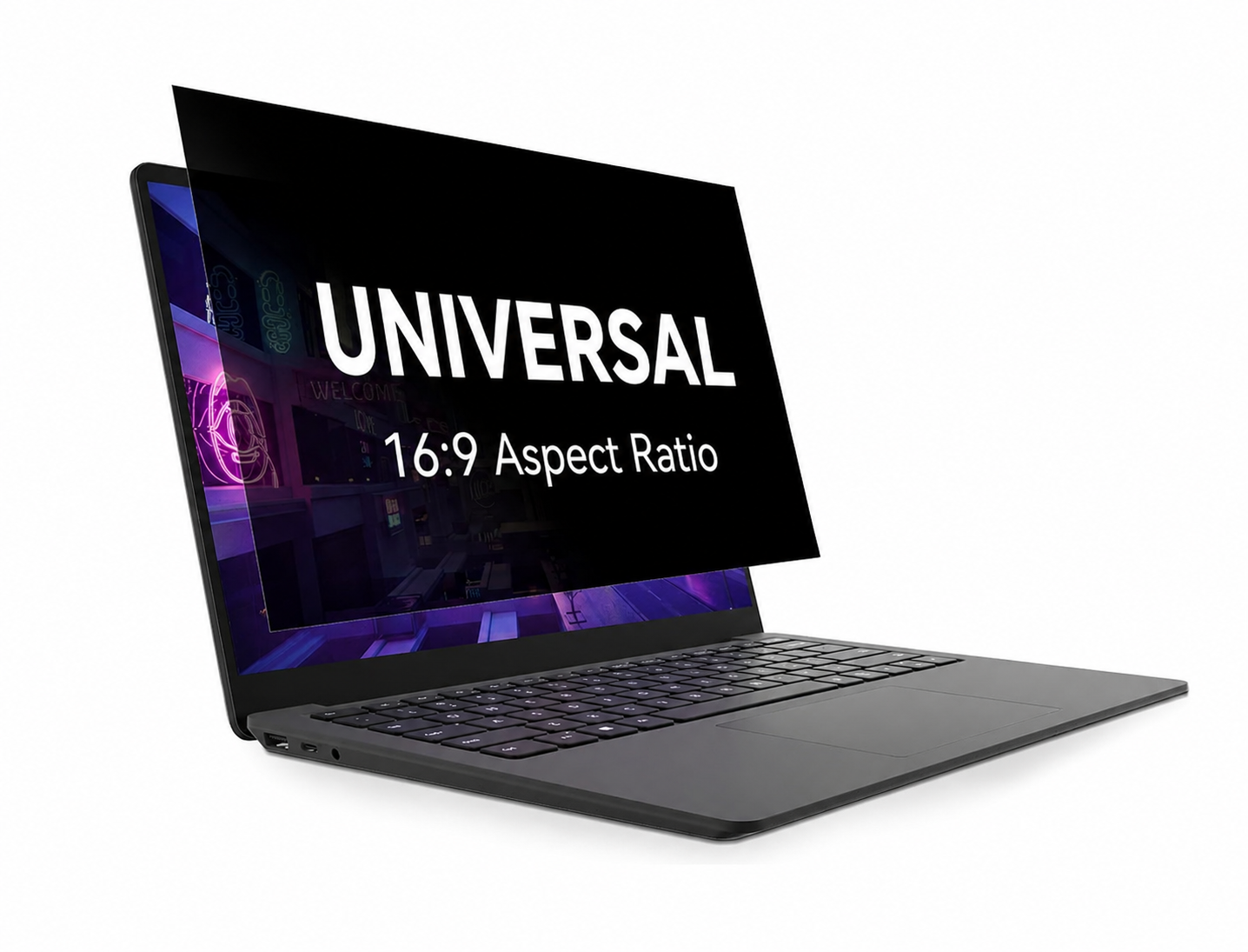 Laptop Privacy Screen Filter | Anti-Spy HD Glass 16:9 Confidential Data Guard